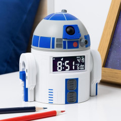 Paladone R2D2 Sveglia digitale Blu, Bianco