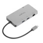 Docking station targus tipo c a 2x hdmi 2.0 2x usb - a plata