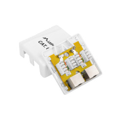 Lanberg OS6-0002-W adattatore per inversione del genere dei cavi 2 x RJ-45 Bianco