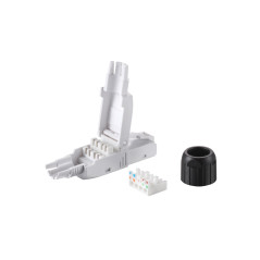 Kit 5 uds conectores rj45 equip categoria 6a utp