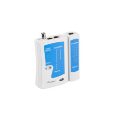 Lanberg NT-0401 tester per cavo di rete Tester per cavi UTP STP Blu, Bianco