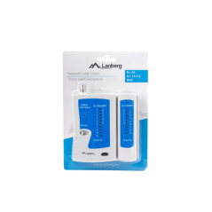 Lanberg NT-0401 tester per cavo di rete Tester per cavi UTP STP Blu, Bianco