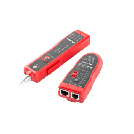 Tester lanberg cable rastreador de pares rj - 45 rj - 12 rj - 11 coaxial
