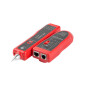 Tester lanberg cable rastreador de pares rj - 45 rj - 12 rj - 11 coaxial