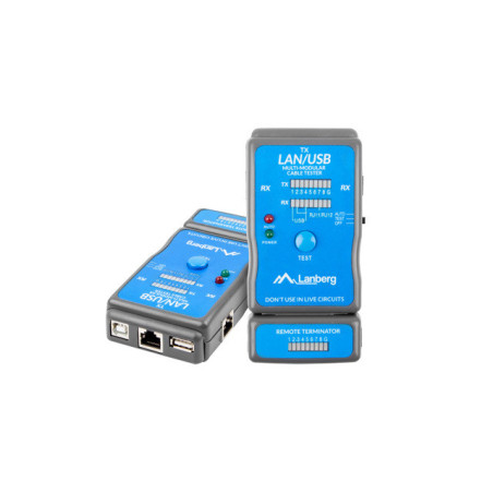 Testeador network lanberg nt - 0403 rj45 -  rj11 -  usb