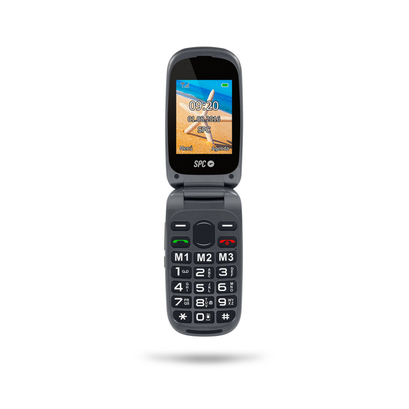 Telefono movilspc harmony black tipo tapa -  dual sim -  2.4 pulgadas -  microsd -  radio fm -  bluetooth