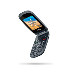 Telefono movilspc harmony black tipo tapa -  dual sim -  2.4 pulgadas -  microsd -  radio fm -  bluetooth