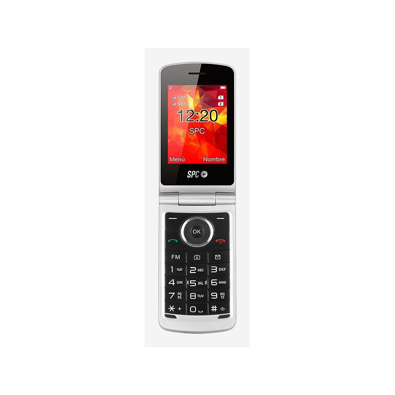 Telefono movil spc opal black tipo tapa -  dual sim -  2.8 pulgadas -  micro sd -  radio -  bluetooth