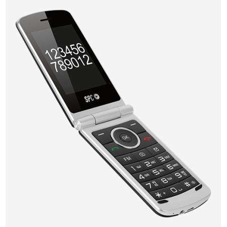 Telefono movil spc opal black tipo tapa -  dual sim -  2.8 pulgadas -  micro sd -  radio -  bluetooth
