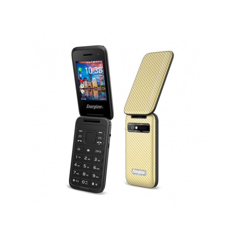 Telefono movil energizer e282scd - 4g - 2.8 pulgadas - diamond gold eu - dorado