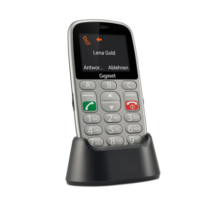 Telefono movil gigaset gl390 gris para mayores