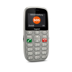 Gigaset GL390 5,59 cm (2.2") 88 g Grigio Telefono per anziani