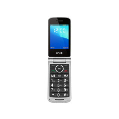 SPC Prince 4G 7,11 cm (2.8") 130 g Nero, Argento Telefono per anziani
