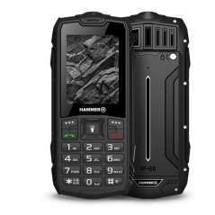 myPhone Hammer Rock 6,1 cm (2.4") 155 g Nero Telefono con fotocamera