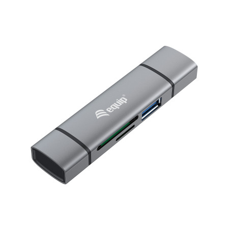 Lector de tarjetas usb tipo a - usb tipo c equip life usb 3.0 -  sd -  micro sd