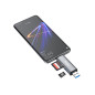 Lector de tarjetas usb tipo a - usb tipo c equip life usb 3.0 -  sd -  micro sd