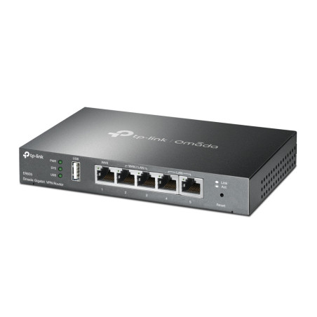 Router vpn tp - link er605 1p wan giga + 2p lan giga + 2p wan - lan giga usb 2.0
