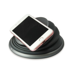 Conceptronic GORGON02G Caricabatterie per dispositivi mobili Universale Grigio USB Carica wireless Ricarica rapida Interno