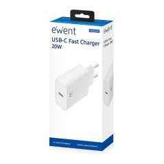 Ewent EW1320 Caricabatterie per dispositivi mobili Smartphone, Universale Bianco AC Interno