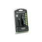 Cargador coche conceptronic carden05b con cable usb tipo c + 2 puertos usb tipo a 5v - 3.1a 15.5w