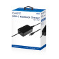 Cargador usb tipo c ewent ew3981 para portatiles 45w