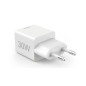 Cargador pared hama 30w 1 x usb tipo c 1 x usb tipo a blanco carga rapida