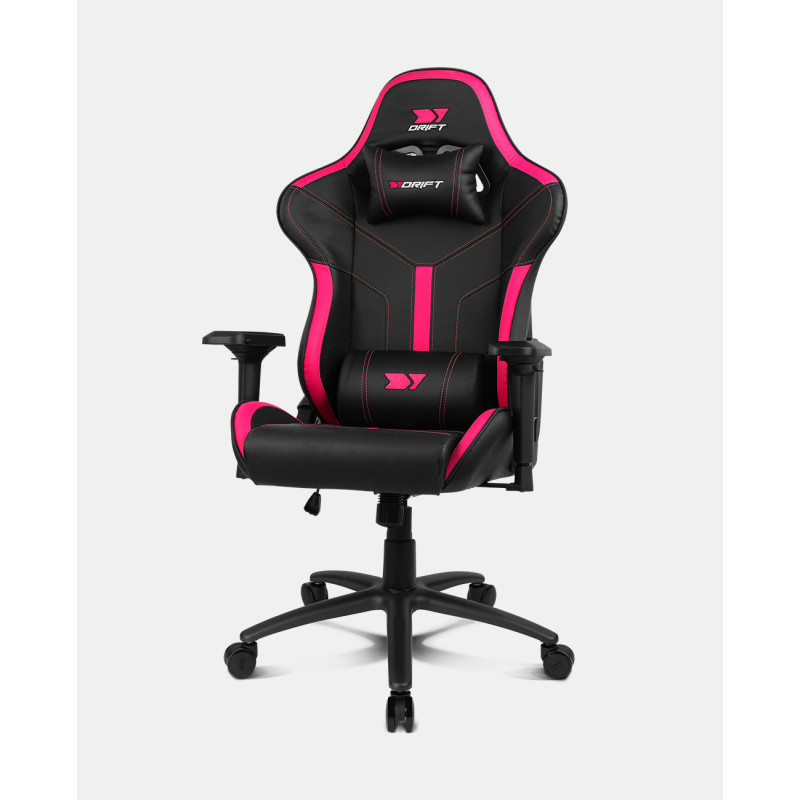 Silla gaming drift dr350 negro - rosa