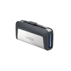 SanDisk Drive USB Ganda Ultra Tipe-C 256 GB unità flash USB USB Type-A   USB Type-C 3.2 Gen 1 (3.1 Gen 1) Grigio, Argento