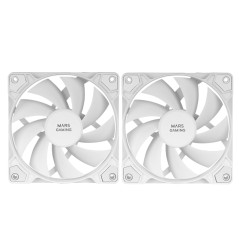 Ventilador mars gaming mfprox2 2 x 120mm blanco