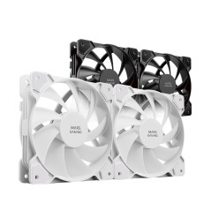 Mars Gaming MFPROX2W sistema di raffreddamento per computer Case per computer Ventilatore 12 cm Bianco 2 pz