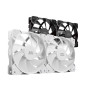 Ventilador mars gaming mfprox2 2 x 120mm blanco