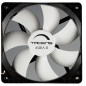 Ventilador auxiliar tacens aura ii 12cm ultrasilencioso color negro y blanco