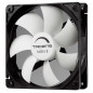 Ventilador auxiliar tacens aura ii 12cm ultrasilencioso color negro y blanco