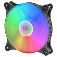 Mars Gaming MFDUO sistema di raffreddamento per computer Case per computer Ventilatore 12 cm Nero