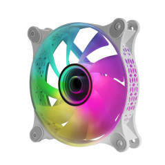 Mars Gaming MF3DW sistema di raffreddamento per computer Case per computer Ventilatore 12 cm Bianco 1 pz
