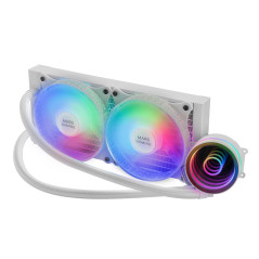 Mars Gaming MLONE240 Processore Kit di raffreddamento a liquido 12 cm Bianco 1 pz
