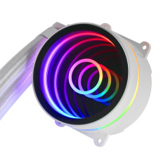 Mars Gaming MLONE240 Processore Kit di raffreddamento a liquido 12 cm Bianco 1 pz