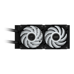 GIGABYTE AORUS WATERFORCE II 240 Raffreddamento a liquido per CPU AIO - 2x ventole ARGB da 120 mm, meccanismo a incastro,