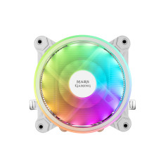 Ventilador disipador cpu mars gaming mcpu220 120mm argb blanco