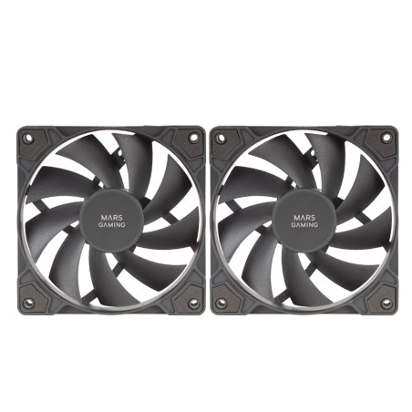 Ventilador mars gaming mfprox2 2 x 120mm negro