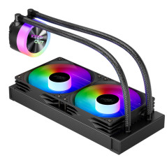 KeepOut XWC-240 sistema di raffreddamento per computer Case per computer Raffreddatore di liquidi tutto in uno 12 cm Nero