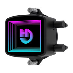 Hiditec LDCR10004 sistema di raffreddamento per computer Processore Raffreddatore di liquidi tutto in uno 12 cm Nero 1 pz