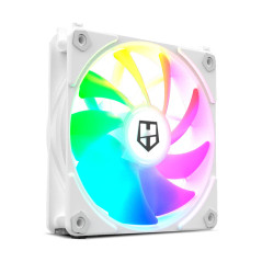 Ventilador caja nox hummer easylink white 3 x 120mm led argb