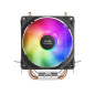 Ventilador disipador cpu mars gaming mcpuargb rgb negro