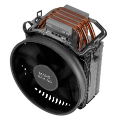Mars Gaming MCPUBK sistema di raffreddamento per computer Processore Dissipatore di calore Radiatore 11 cm Nero 1 pz