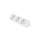 Regleta lanberg 3 tomas schuko blanca 1.5m