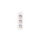 Regleta lanberg 3 tomas schuko blanca 1.5m