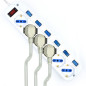 Regleta ewent con 6 tomas shucko con interruptor individual y 3 metros de cable
