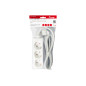 Regleta equip con 3 tomas cable de red de 1.5 metros