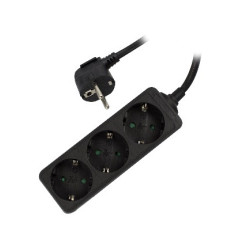 Regleta ewent 3 tomas shucko y 1.5 metros de cable